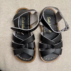 Salt Water Sandals by Hoy Black Kids Sandals